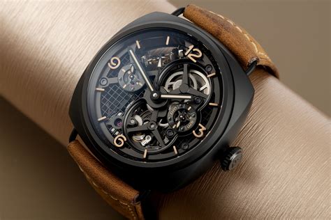 panerai skeleton tourbillon titanium|panerai radiomir tourbillon.